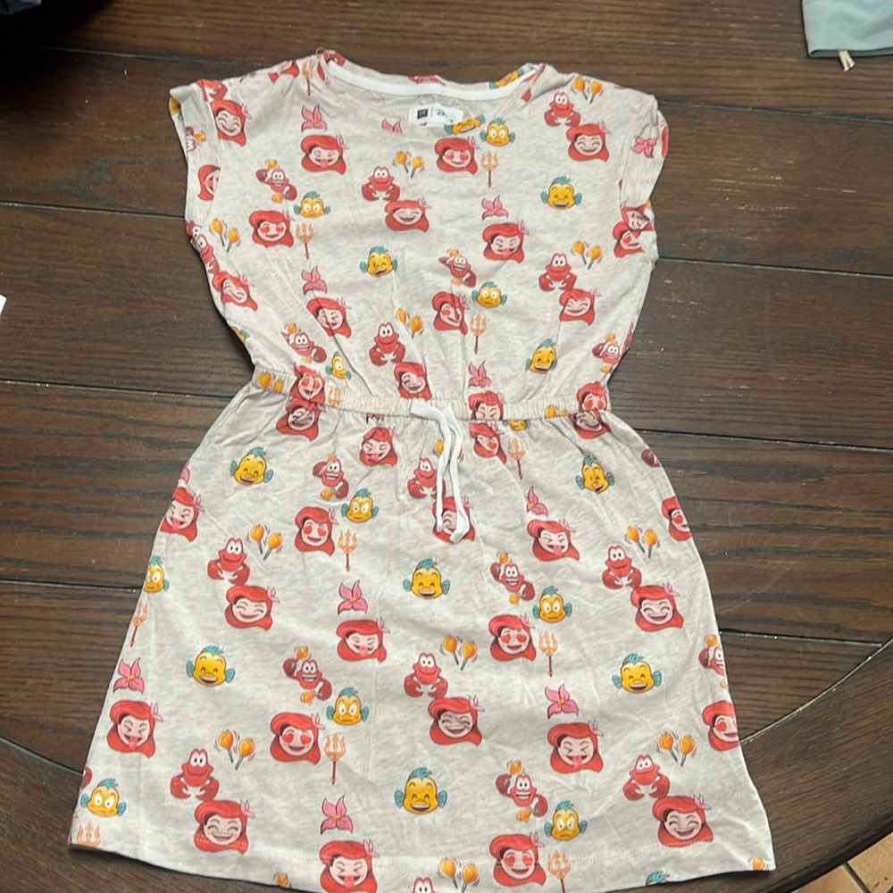 Gap Disney Little Mermaid Dress M 8